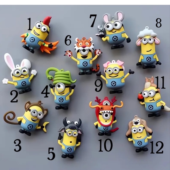 NEW! Despicable Me Minions Dressed Up as Animals as Keychains! You Pick ONE! - Picture 2 of 8